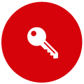 Red Key Icon